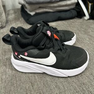 ⭐️Bundle 5 for $30 - Nike Kids Black Sneakers with White and Red Details